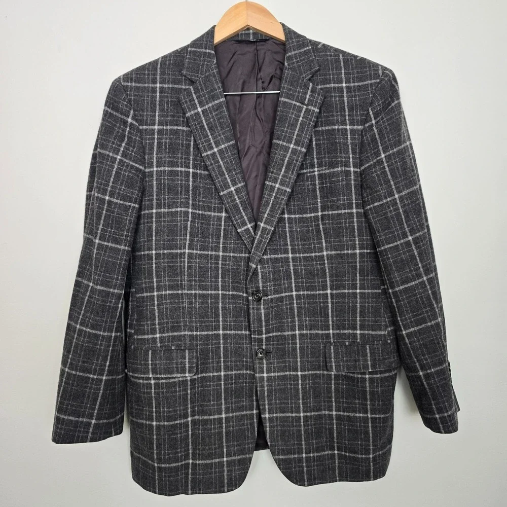 Brooks Brothers Mens 1818 Madison Lambswool Sport Coat 42R Preppy Dark Academia